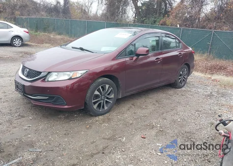 2013 Honda Civic Ex from USA, damaged, VIN 19XFB2F86DE060312